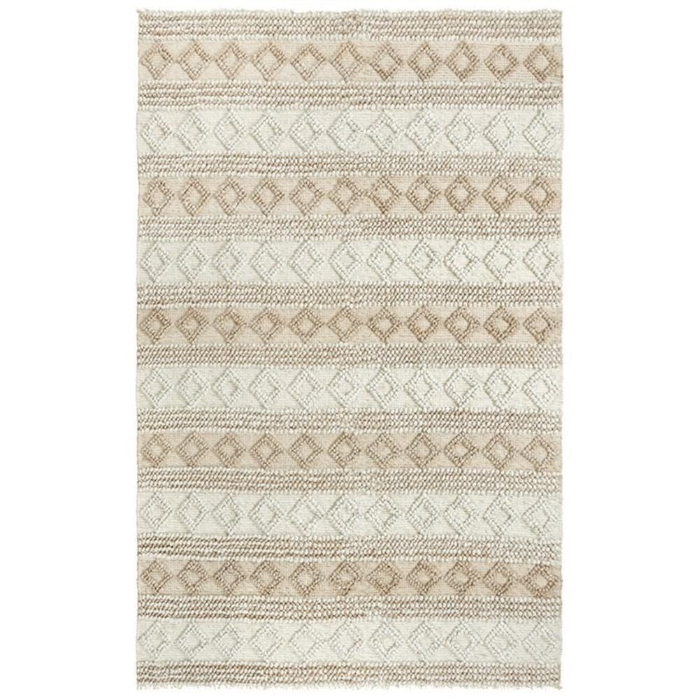 Rizzy Home Alora Decor Sun 8'6" X 11'6" Geometric/Stripe Beige/Tan Woven Area Rug