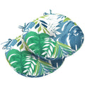 Lvtxiii Outdoor Seat Cushions All Weather Patio Chair Pads With Ties, Comfortable Round Bistro Chair Cushions For Home And Patio