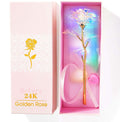 Befinr Valentines Day Gifts for Her Women Birthday Gifts for Mom Galaxy Rose Glass Flowers Preserved Forever Eternal Roses Valen