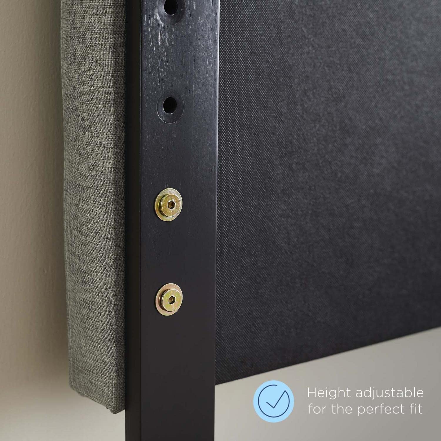 Modway Veronique Twin Modern Performance Velvet Headboard In Charcoal