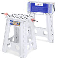 Acko Folding Step Stool Foldable 17.5 Inch Stool 400 Lbs Capacity,Plastic Stools For Adults And Kids,Collapsible Stool For Kitch
