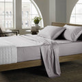 King Size Premium Cotton Fitted Sheet Only - 300 Thread Count Pure Natural Cotton Fabric - 14' Deep Pocket,Breathable,Ultra Sof