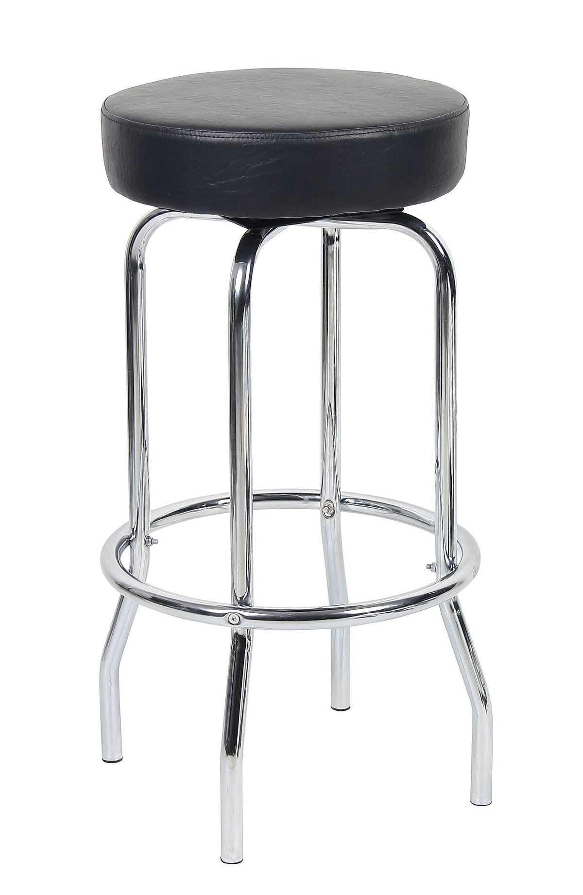 Casafoyer Casafoyer Chrome Bar Stool With Footring   Pack Of 2