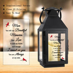 Memorial Lantern, Sympathy Gifts For Loss Of Mom/Loved One, Bereavement Gifts, In Memory Of Loved One Lantern,Celebration Of Lif