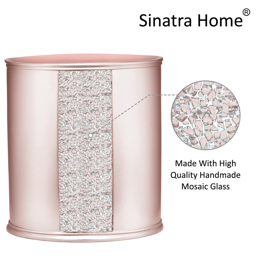 Popular Bath Blush Sinatra, Waste Basket