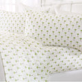 Great Bay Home Printed Coastal Microfiber Bed Sheets. Wrinkle Free, Deep Pockets, Beach Theme Sheet Set. Newport Collection (Twin, Palm Tree)