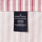 Nautica - Full Sheet Set, Cotton Percale Bedding Set, Crisp & Cool, Lightweight & Breathable (Coleridge Red, Full)