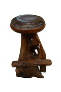 AFD Home Old Growth Teak Root Bar Stool