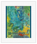 The Magic Flute - Mozart - Metropolitan Opera - Vintage Opera Poster by Marc Chagall c.1966 - Fine Art Rolled Canvas Print 11in 