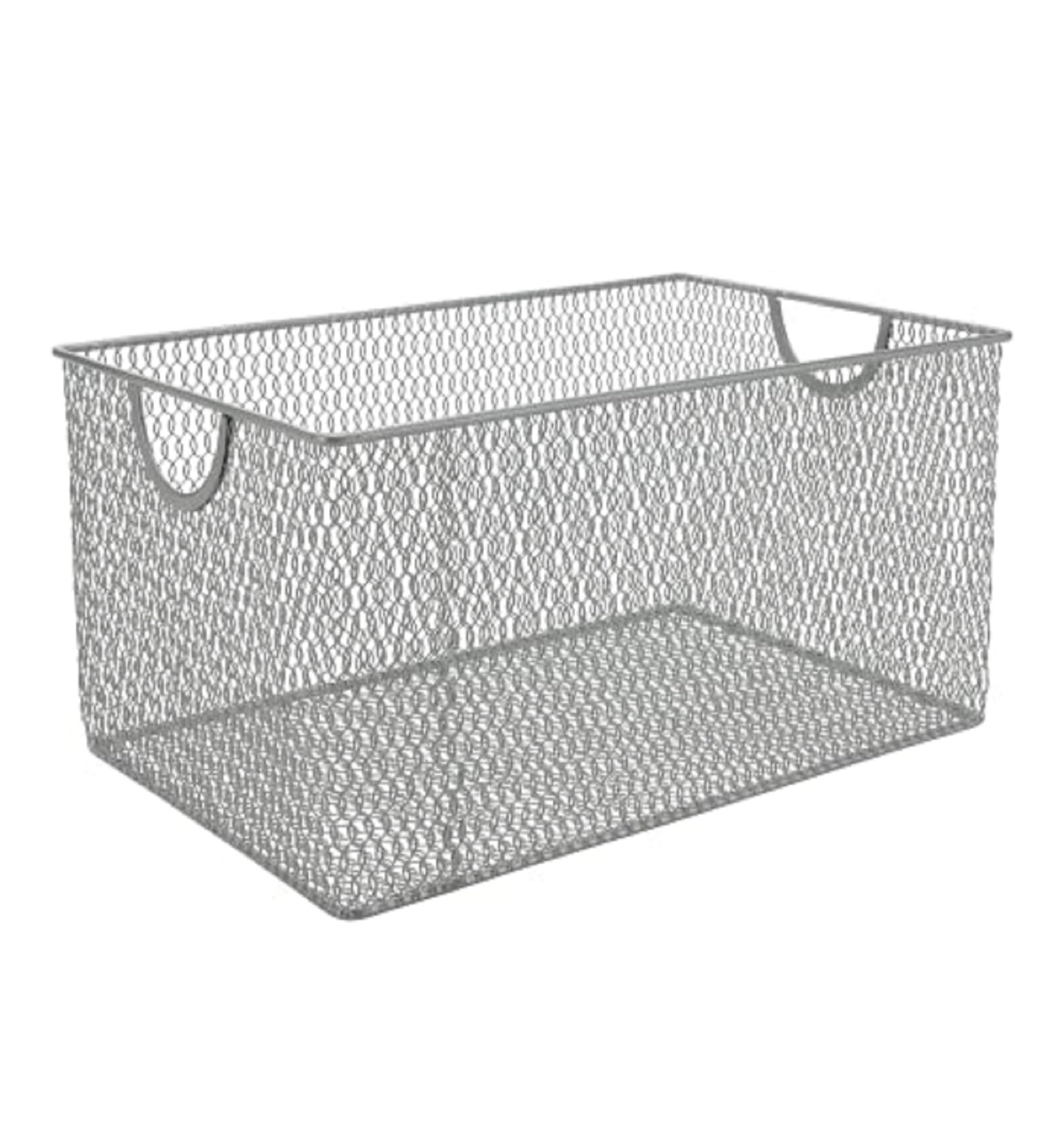 YBM Home 2321 Mesh Open Bin Storage Basket Organizer