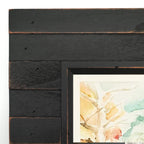 Eosglac 5X7 Picture Frame Distressed Black, Timbermount Rustic Photo Frame With Wood Siding Look, Tabletop Or Wall Display