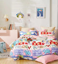 Sky Tex Pink Color 3D Prints Elephants Printed 280 Tc Glace Cotton Single Bed Ac Reversible Comforter