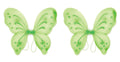Beistle 2 Piece Nylon Fairy Wings, Lime Green