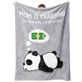 Craftique Gifts For Mom, Mom Birthday Gifts- Funny Soft Blanket For Mom- New Mom Gifts For Women, Birthday Gifts For Mom, Heartw