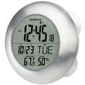 KADAMS Bathroom Shower Digital Wall Clock Large LCD Screen - Kitchen Clock - Water Resistant Timer - Seconds Counter - Temperatu
