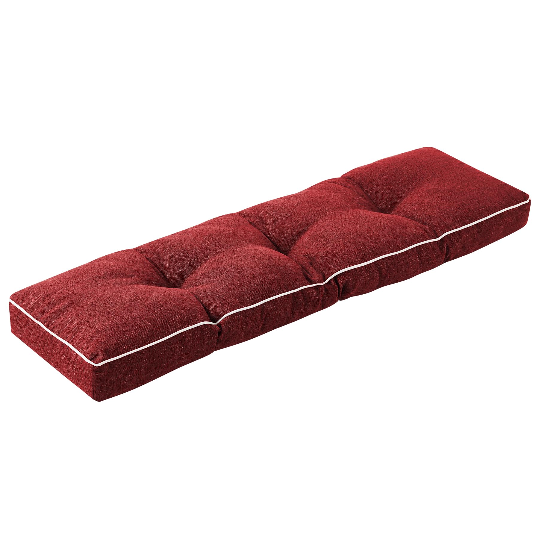 Ipynbap Bench Cushions For Outdoor Furniture, 42 X 16 Inch Outdoor/Indoor Bench Cushion, Tufted Foam Patio Chair Cushions, Bench