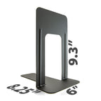 Officemate Non-Skid Bookends, 9   , Non-Skid Base, Chip Proof Enamel Coating (93051)