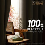 Jinchan 100% Blackout Curtain 90 Inch Length, Faux Linen Curtain For Living Room, Thermal Insulated Room Darkening Grommet Top Window Drape, 1 Panel Curtain For Bedroom Cuban Sand