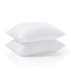 Acanva Standard White Bed Pillows - Soft Rest Cushions for Sleeping, 2 Count