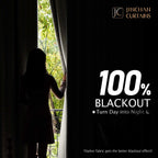 Jinchan 100% Blackout Boho Curtains 63 Inch Length For Bedroom Beige Geometric Printed Grommet Top Room Darkening Thermal Insulated Window Drapes 2 Panels