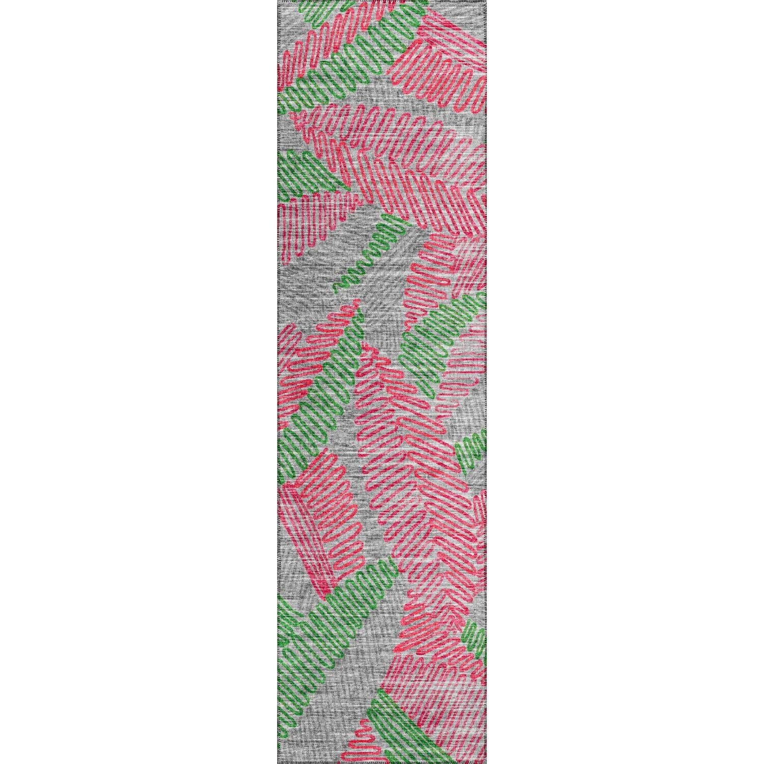 Sedona Sn11 Pink Transitional Rug Runner 2' 3" X 7 ' 6"