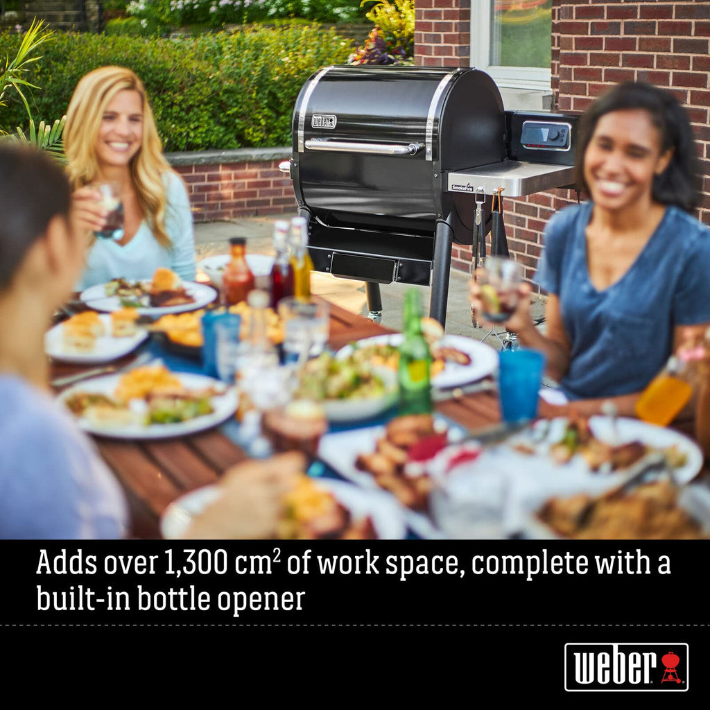 Weber Smokefire Folding Side Table, Silver