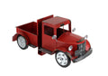 Vintage Pickup Truck Metal Bookends with Weathered Red Finish - Charming Front and Back Design - Perfect for Rustic Farmhouse Sh