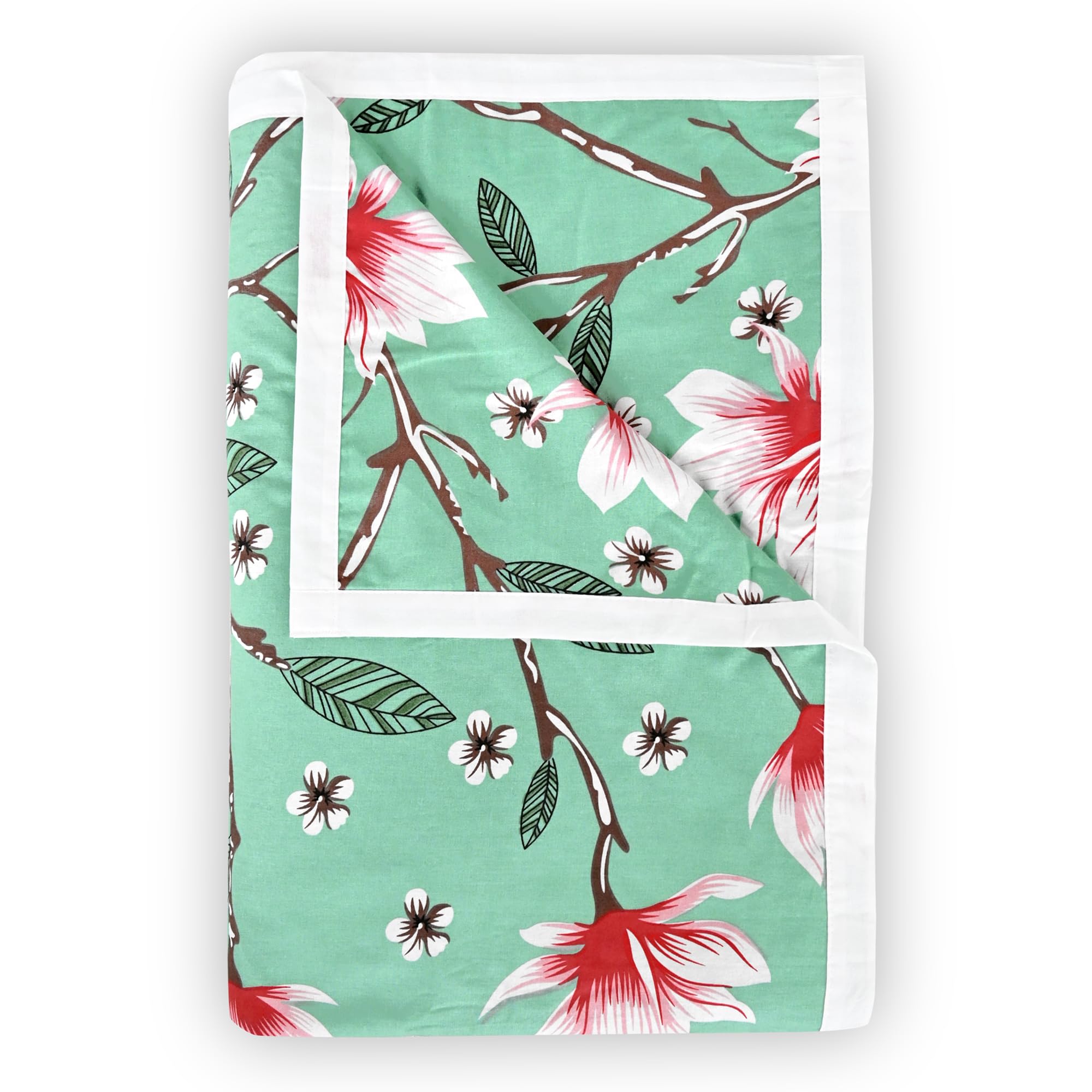 Divine Casa 100% Cotton Single Bed Dohar | Lightweight & UltraSoft Ac Blanket | Reversible Summer Quilt | Cozy & Breathable | 2