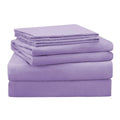 1000 Thread Count Four (4) Piece Queen Size Lavender Solid Bed Sheet Set, 100% Egyptian Cotton, Premium Hotel Quality