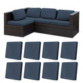 8Pcs Stretch Patio Cushion Covers Outdoor Cushion Covers,Outdoor Couch Cushion Covers Replacement,Outdoor Sofa Cushion Covers Pa