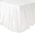 Greenland Home Cotton Voile Dust Ruffle, 18-Inch L, White