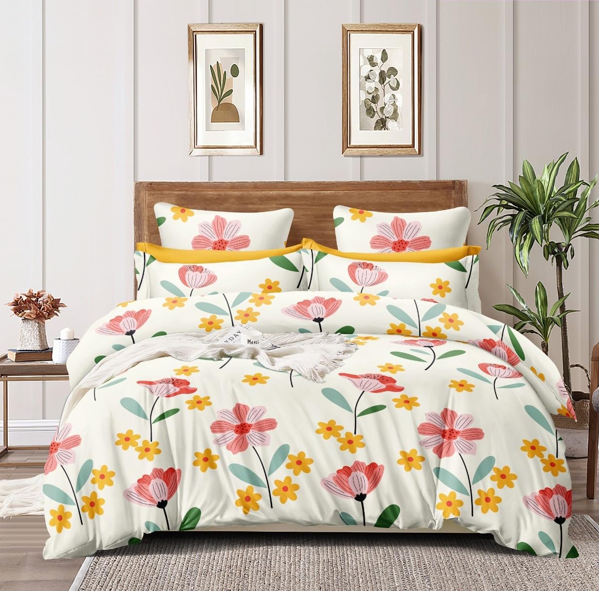Vivea Reserve Supersoft Microfiber Reversible Ac Comforter/Duvet/Blanket/Quilt Double Bed King Size 90 X 100 Inch