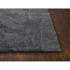 Rizzy Home Alora Decor Emerson 5' X 8' Abstract Dk.Grey/Gray/Rust/Blue Hand-Tufted Area Rug