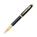 Sheaffer 100 Black Lacquer Rollerball Pen With Gold-Tone Trim