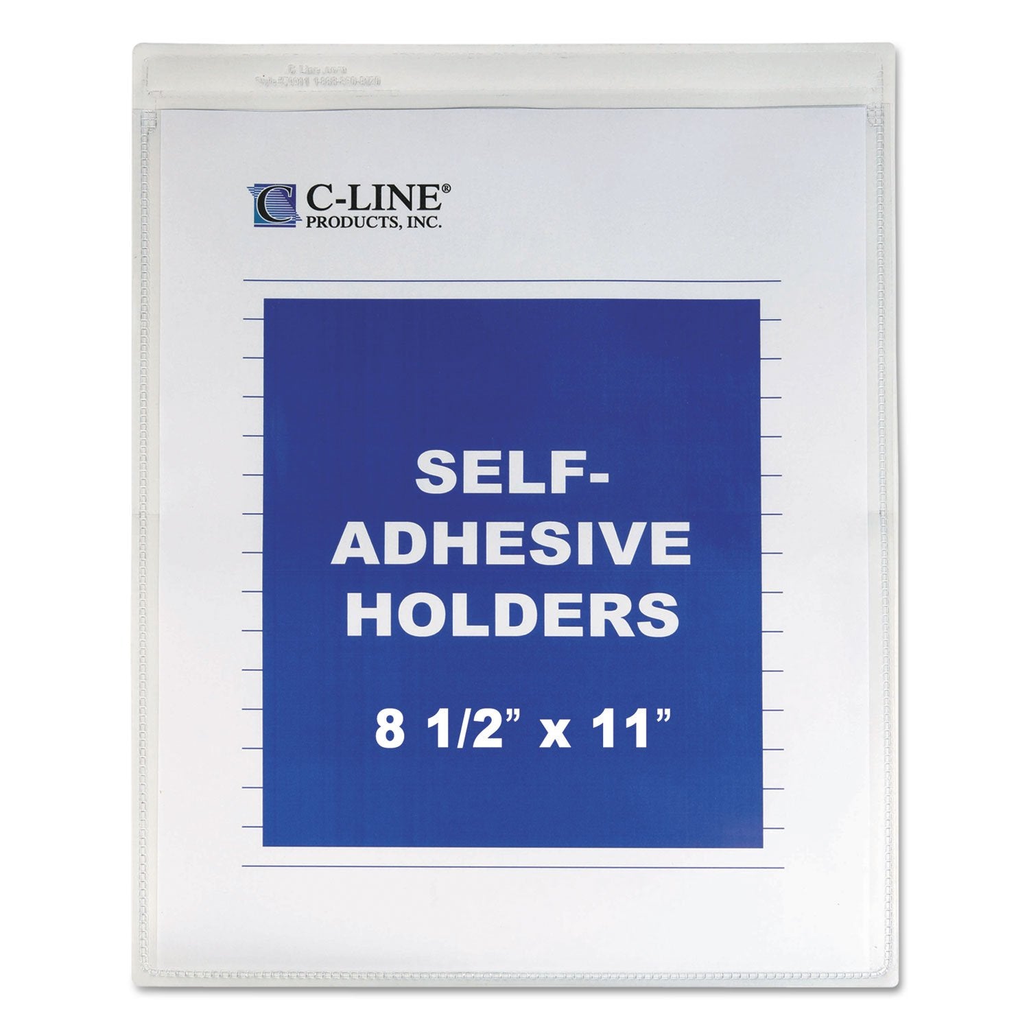Self-Adh Vinyl Shop Ticket Holders 8X11 50/Bx