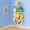 VOMELON Stuffed Animal Storage Hammock Wooden Plush Toy Organizer for Kids Room D  cor, Playroom Nursury Plush Toys Storage Cadd