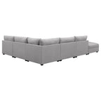 Coaster Cambria 6-Piece Sectional, Grey