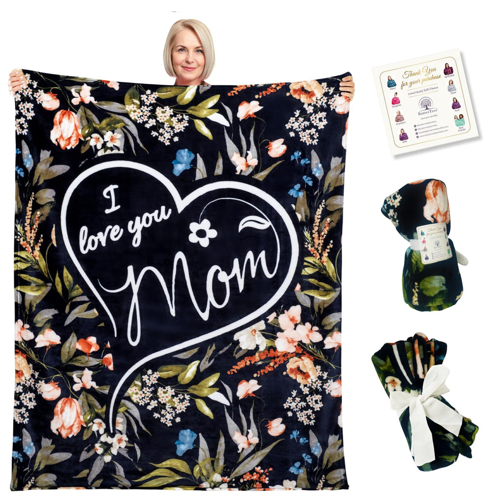 Mom Birthday Gifts From Son, Mom Blankets From Daughter To Mom, Mom Gifts, Gifts For Mom Birthday, Present For Mom Blanket, Moms