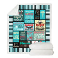 Nurse Gifts Nurses Week Gifts Throw Blanket, Nurse Gifts For Women,Male Nurse Gifts,Soft Fluffy Sherpa Warm Throw Blankets For B