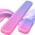 Lekvey Ergonomic Gaming Wrist Rest For Computer Keyboard & Mouse - Premium Silky Memory Foam Wrist Pad With Massage Points, Pain
