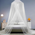 Dix-Rainbow Mosquito Net Bed Canopy,Elegant King/Queen Size Canopy Bed Curtains For Girls,Stylish Dome Mosquito Netting Bed Tent
