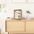 Love-Kankei Shadow Box Frame 8X10 Shadow Box Display Case With Linen Back Memorabilia Awards Medals Photos Memory Box Gift Carbo