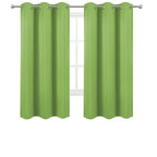 Lemomo Light Green Thermal Blackout Curtains/40 X 72 Inch/Set Of 2 Panels Room Darkening Curtains For Bedroom And Living Room