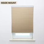 Cellular Shades Cordless Blackout Honeycomb Blinds Fabric Window Blinds 27'' W X 64'' H, Ivory Beige(Blackout)