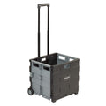 ECR4Kids Universal Rolling Cart, Mobile Storage, Black