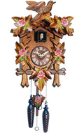 Alexander Taron Importer 532-9Q Engstler Battery-Operated Cuckoo Clock-Full Size-14 H x 9.5 W x 6.5 D, Brown