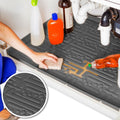 Xtreme Mats - Waterproof Under Sink Mat for Kitchen & Laundry Cabinets, Pick Your Size - 22 Depth Cabinet Shelf Protector, Flexi