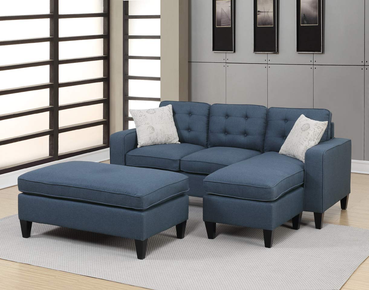 simple relax SR-PDEX-F6577 Sectional Set, Navy