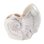 Avanti Linens - Toothbrush Holder, Seashell Inspired Bathroom Accessories, Guest Bathroom Essentials (Sequin Shell Collection)