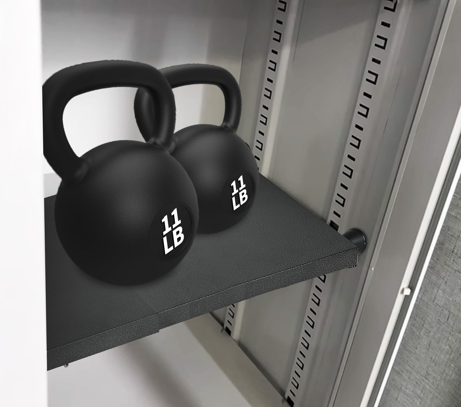 zsttion Adjustable Locker Organizer Shelf, 30LB Load-Bearing Metal Locker Shelf for Schools, Offices, Gyms, Locker Shelf Expanda